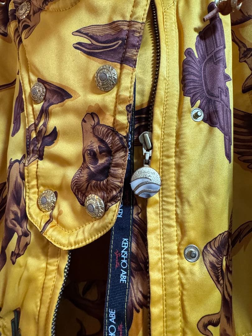 ⭐︎希少　KENSHO ABE スキーウェア　動物プリントジャケット&パンツ