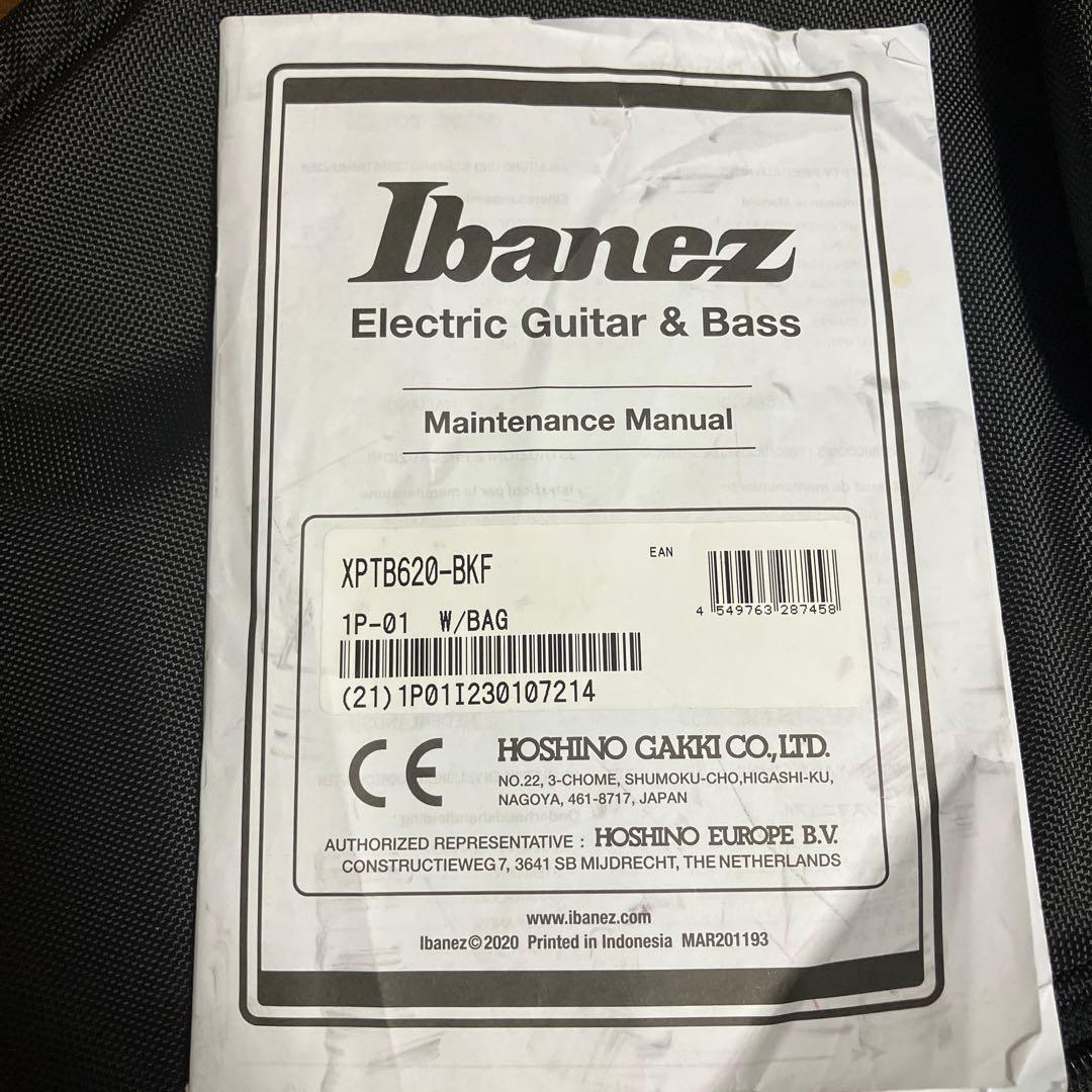 ギター Ibanez Iron Label XPTB620-BKF