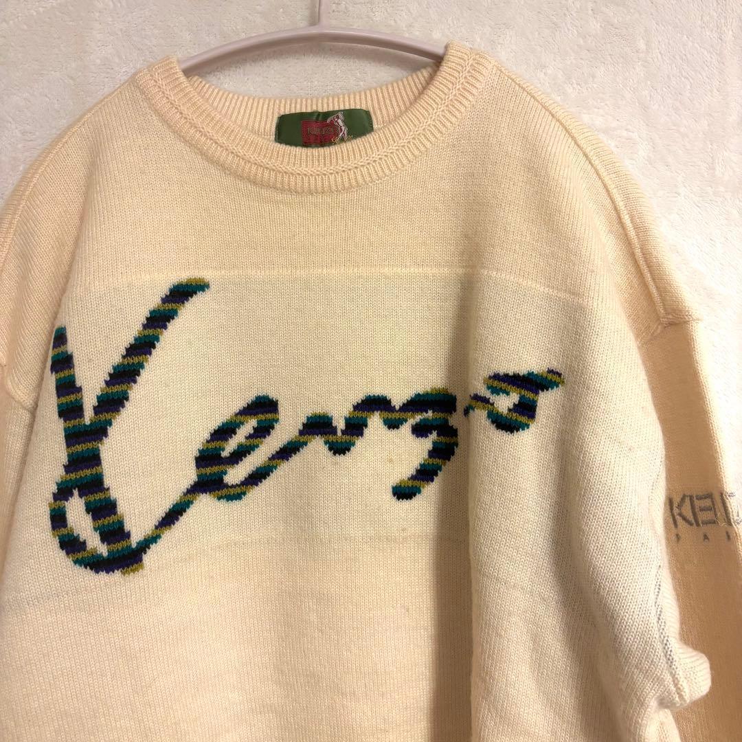 KENZO GOLF ケンゾー ゴルフ ウール ニットセーター 日本製 サイズ9