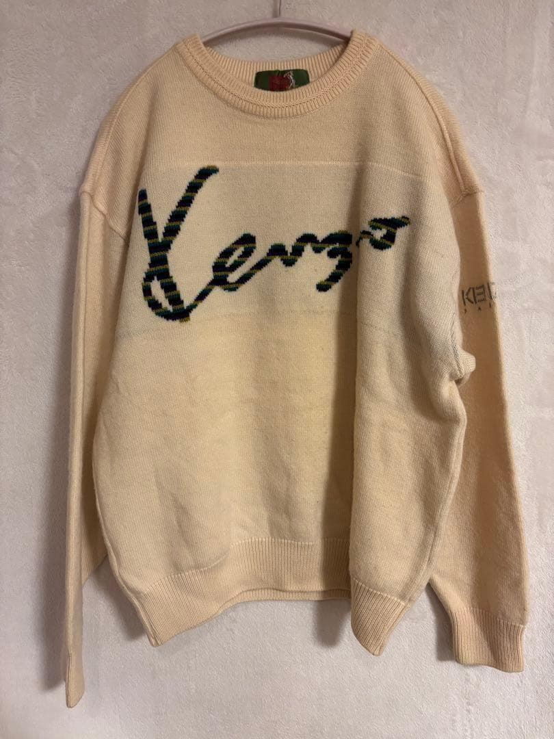 KENZO GOLF ケンゾー ゴルフ ウール ニットセーター 日本製 サイズ9