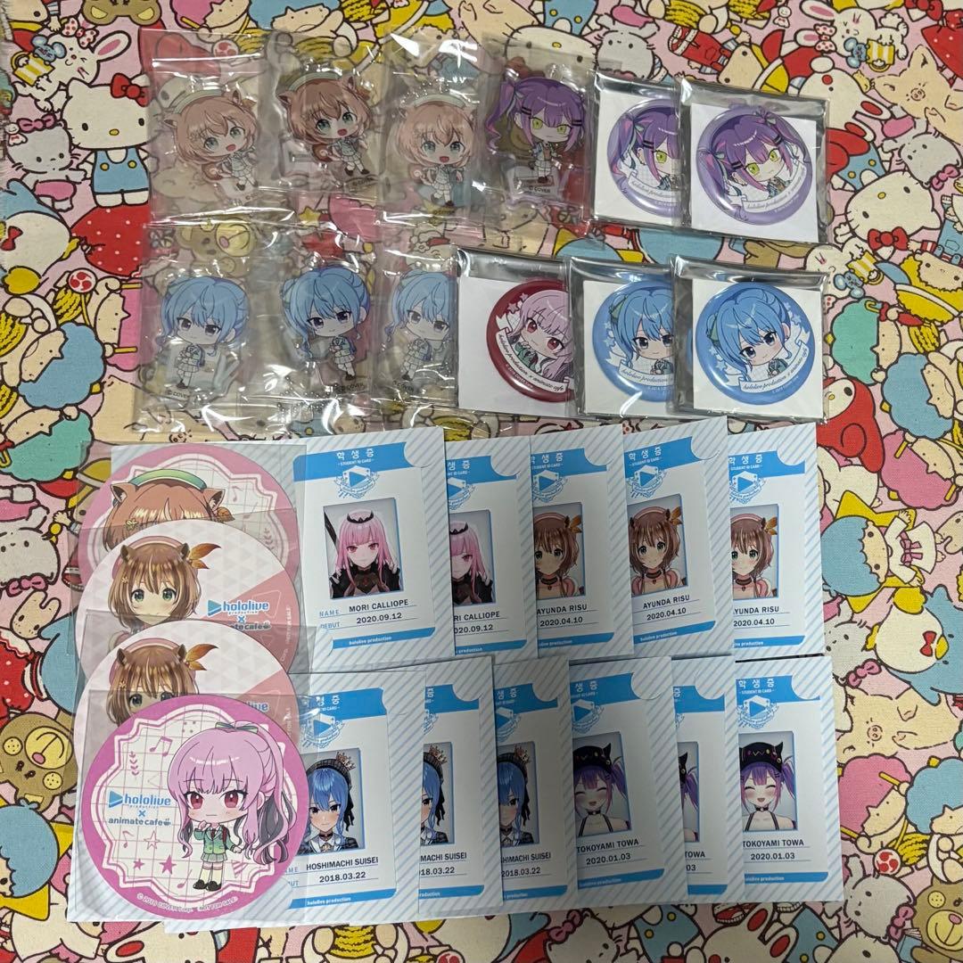 ホロライブ ✩ 韓国 アニメイトカフェ グッズ まとめ売り セット