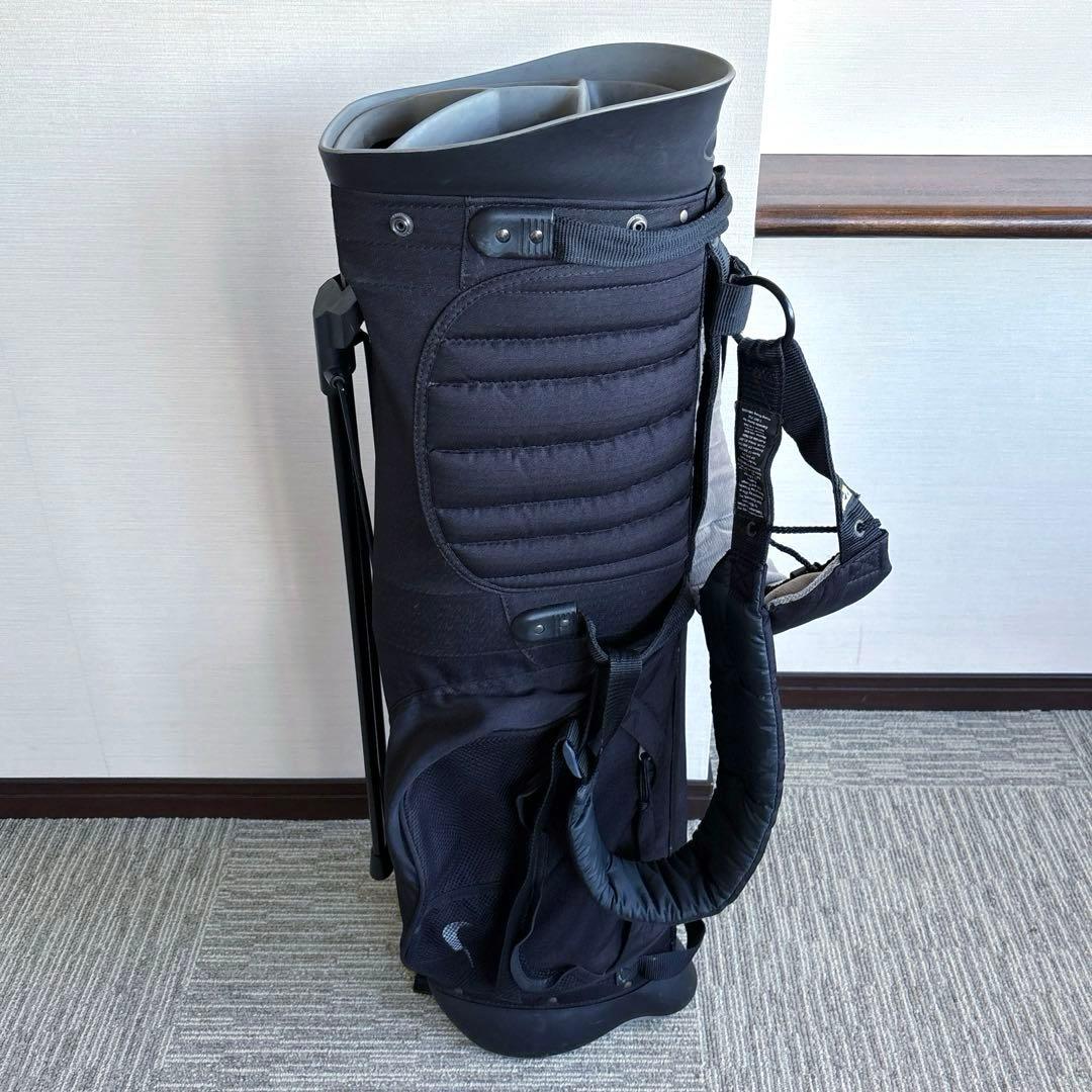 ナイキ ゴルフ キャディバッグ 軽量 スタンド式 自立 ブラック 8.5 5分割