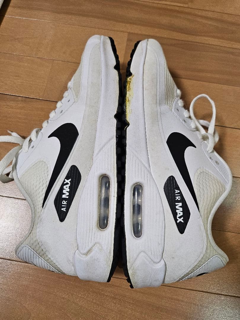 ナイキ エアーマックス90/ホワイト シューズ/ゴルフ用/スパイク無し/29㎝