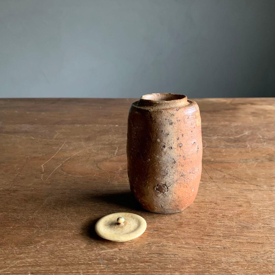 信楽 茶入 四代 清水六兵衛 茶道具 古美術 古道具 アンティーク