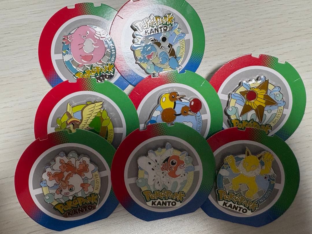 ポケパークカントー　バッチ　ピンバッジ　ピンズ バラ売り可