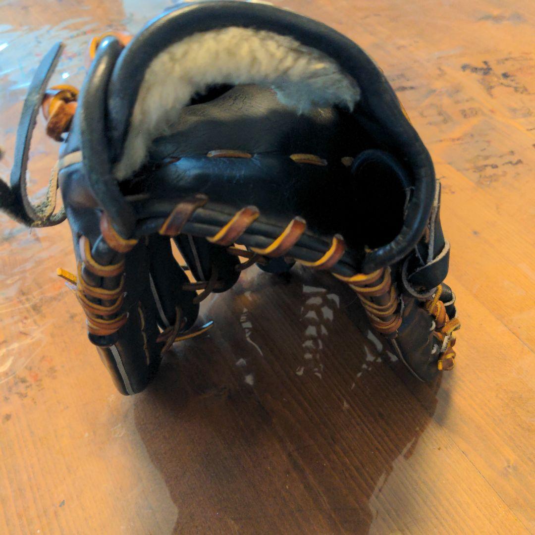 asics 硬式野球外野グローブ 黒