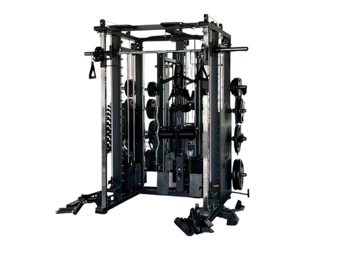 多機能ケーブルマシン 重量プレート付き