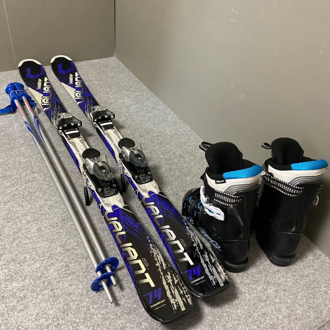 ★メンテナンス済　大人スキーセット　板153cm ブーツ 25cm