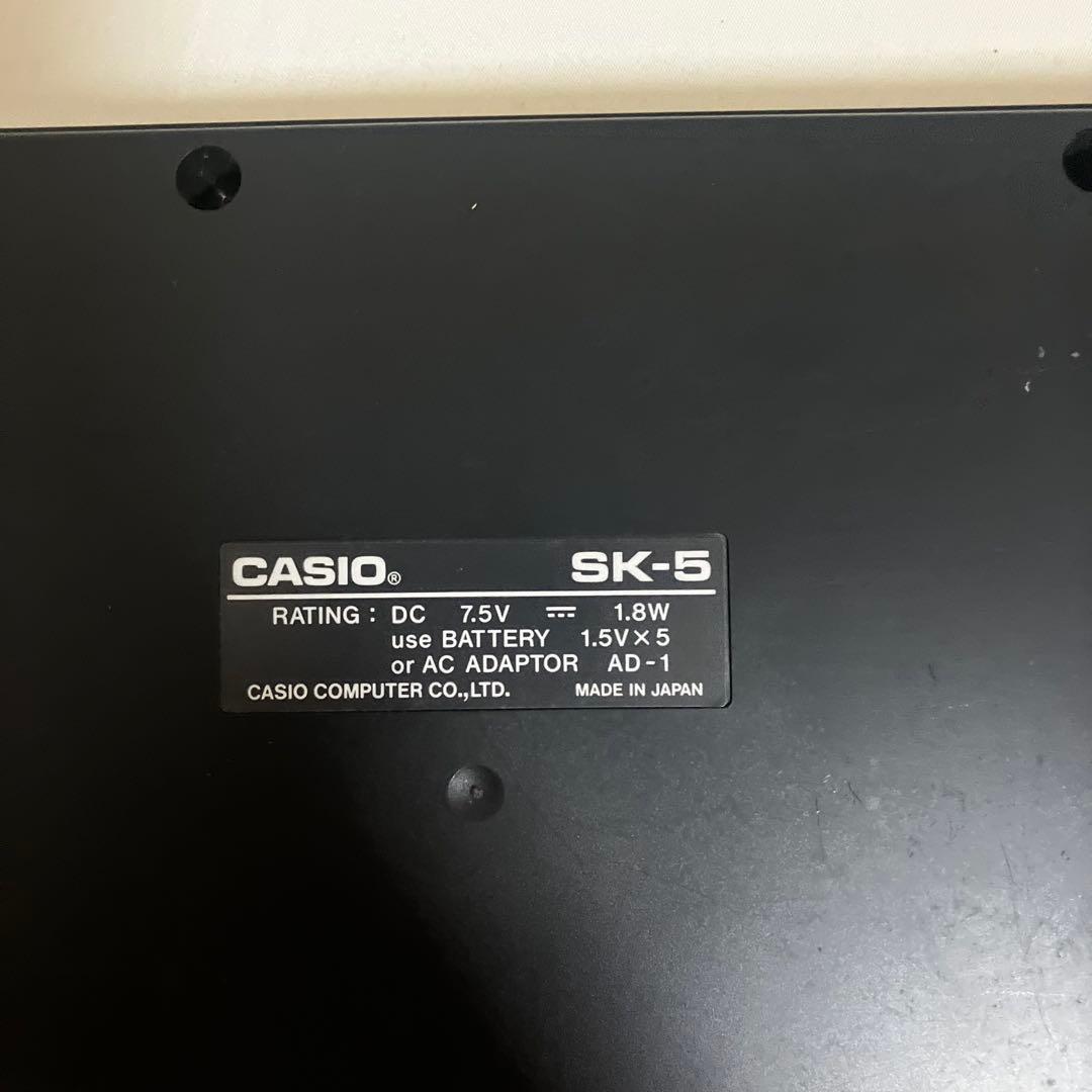 【本体のみ】 CASIO SK-5 サンプリングキーボード