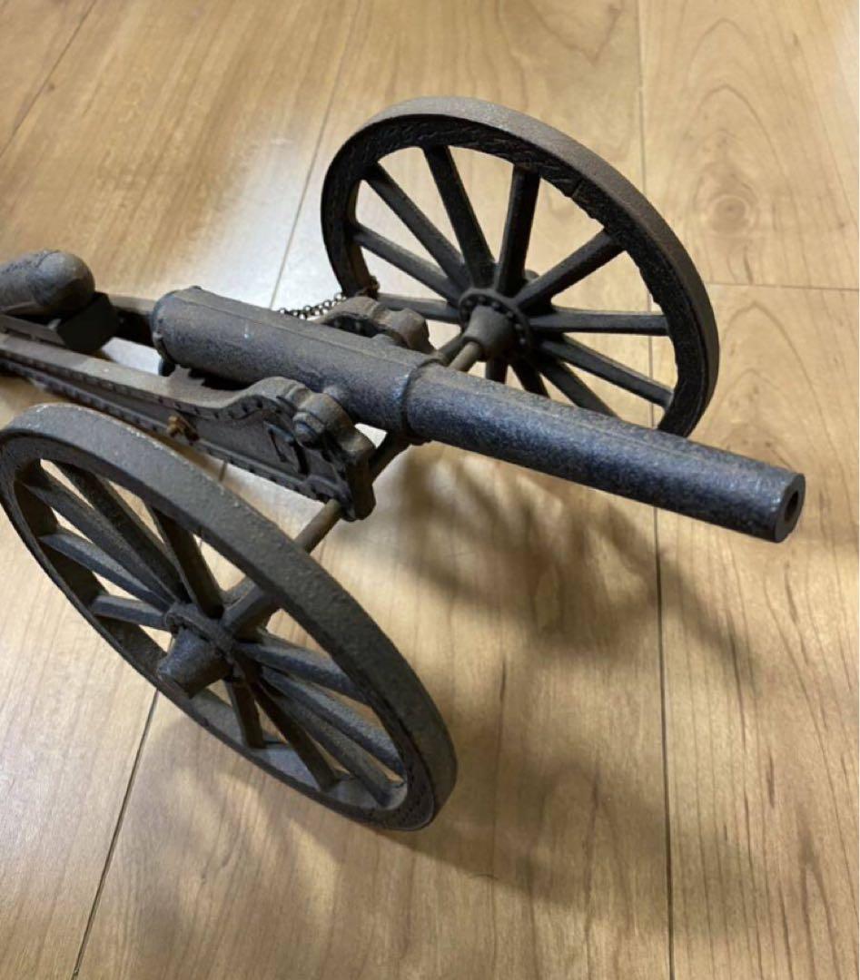 大砲 金属製 現壯品 置物 骨董品 年代不明