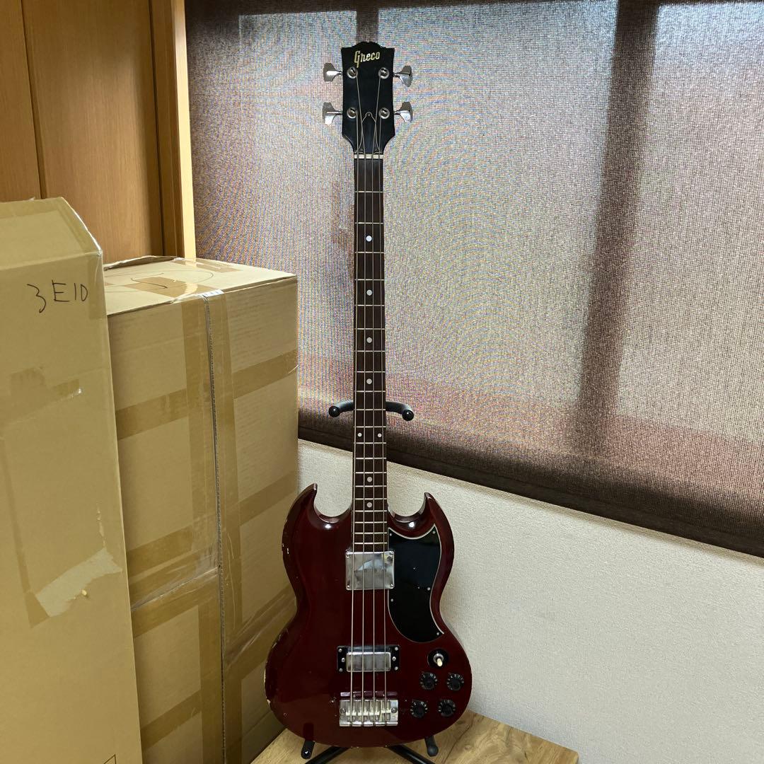 ビンテージ グレコ グネコ EB-350音出しOK　ハードケース付　中古品