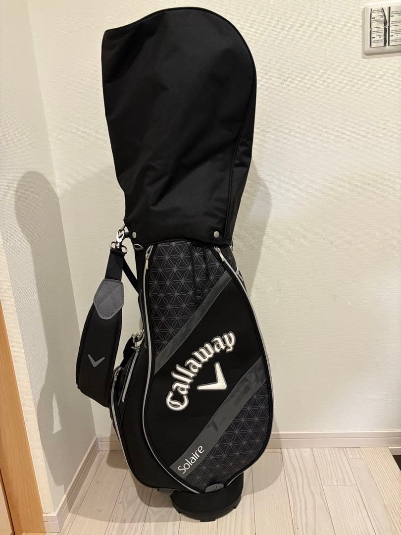 超美品大人気キャロウェイ　現行モデル　ソレイユ/ソレイル　キャディバッグのみ　黒