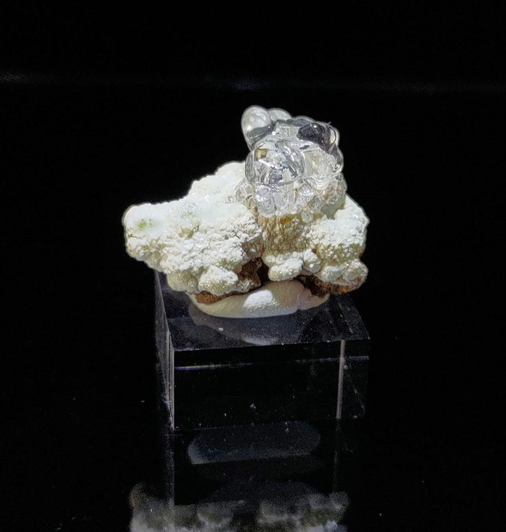 玉滴石 ハイアライト 鉱石 鉱物 ミネラル 原石 標本 母岩付き ①