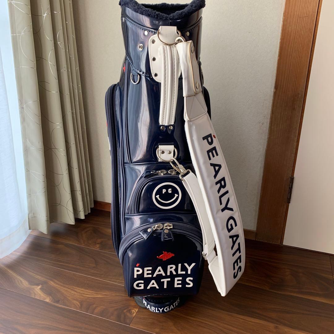 PEARLY GATES ネイビーキャディバッグ