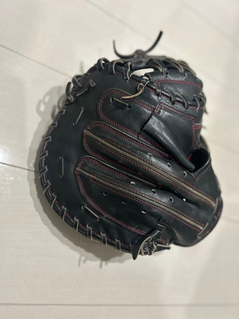 ZETT プロステイタス　硬式グローブ ブラック キャッチャーミット