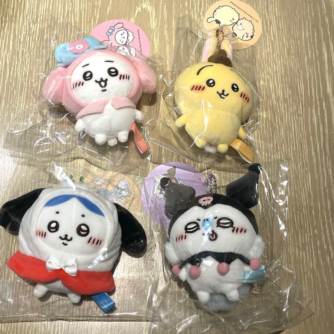 ちいかわ サンリオキャラクターズ ぷちミニマスコット 4種　きらめっこ