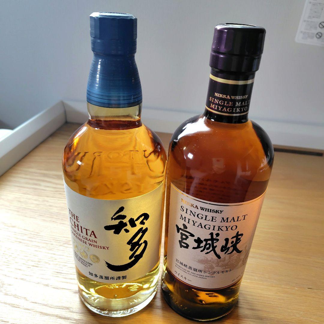 宮城峡 シングルモルト & 知多シングルモルト 2本セット