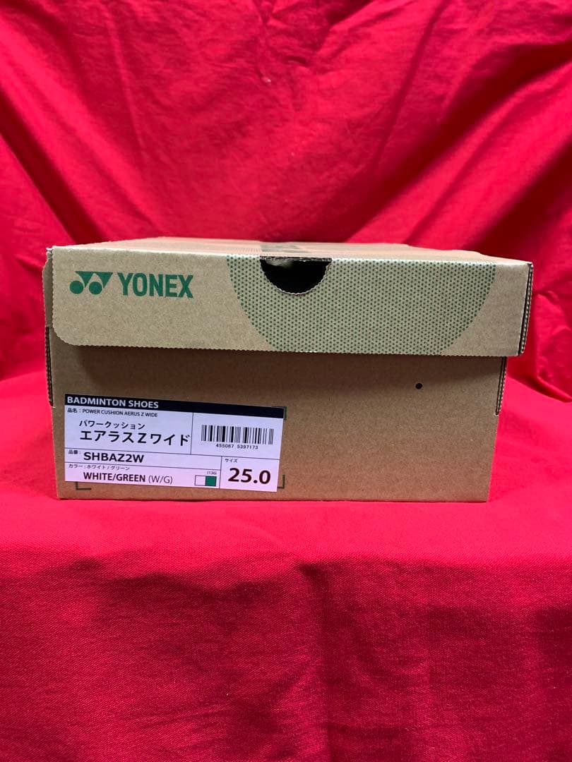 SHBAZ2W　25.0cm バドミントン ヨネックス シューズ