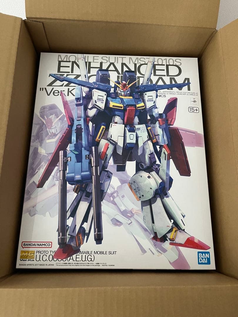 MG 1/100 強化型 ZZガンダム \