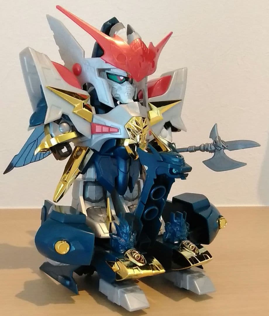 当時物　元祖SDガンダム　マルスドラグーン合体セット　組み立て済みジャンク