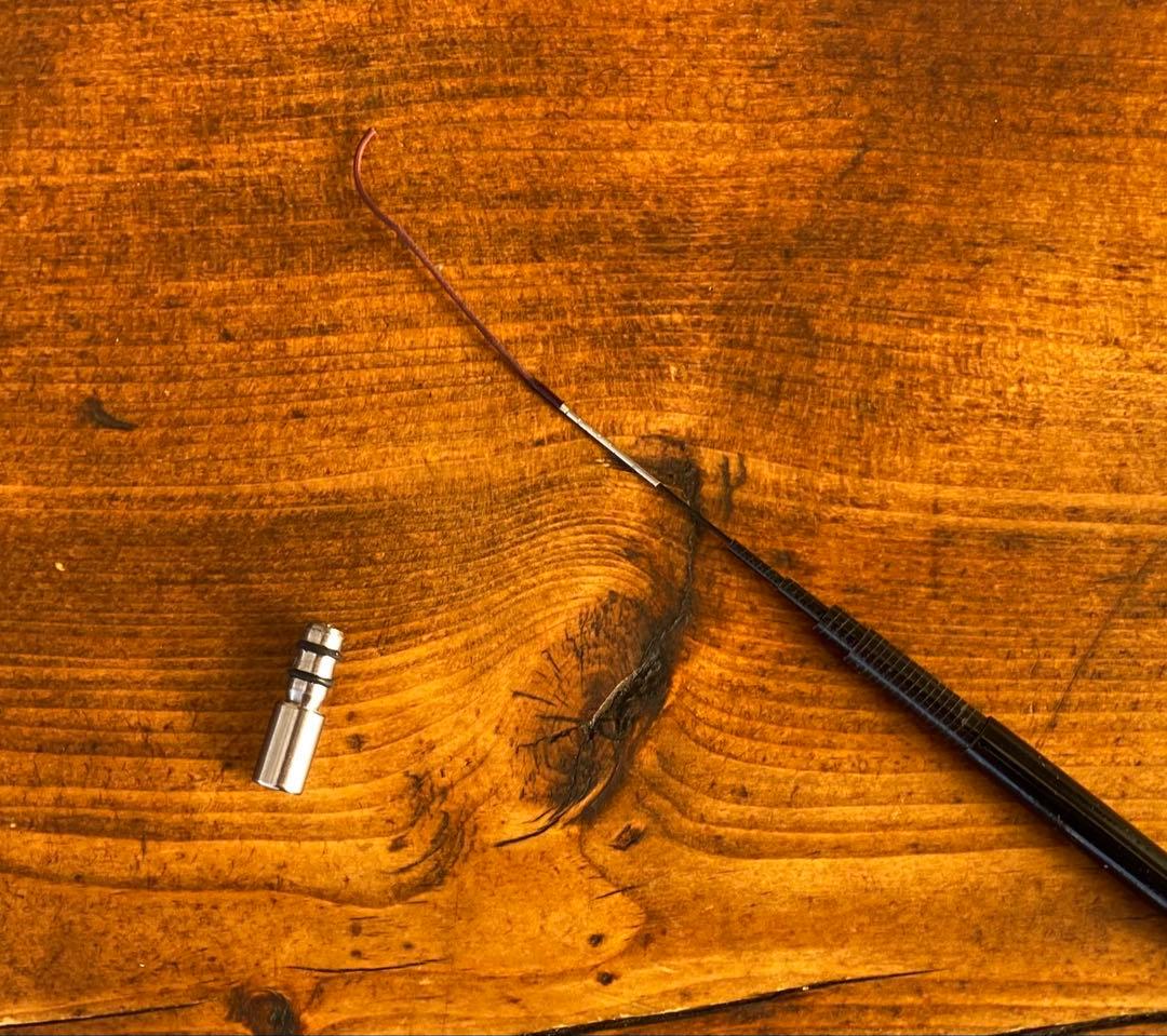 釣り竿セット　小物釣り竿　タナゴ竿　ブラック×グリーン　1.5M 仕掛け付き