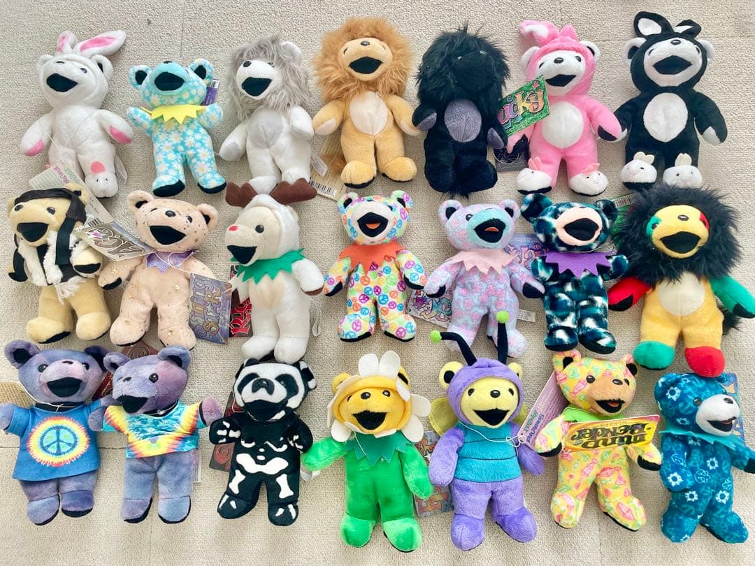 【まとめ売り】グレイトフルデッド　デッドベア　21体