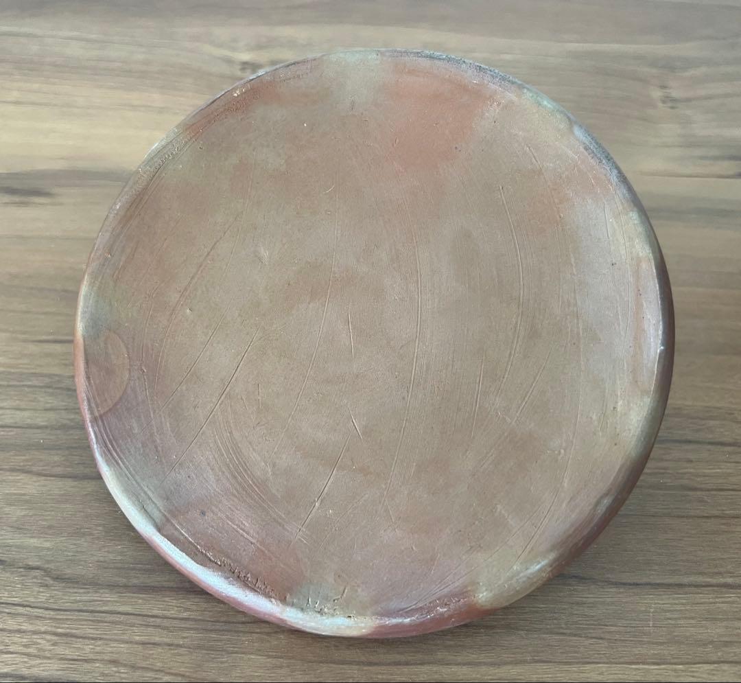 松笠靖彦 備前水指 茶道具 茶道 共箱 共布 備前焼 陶芸