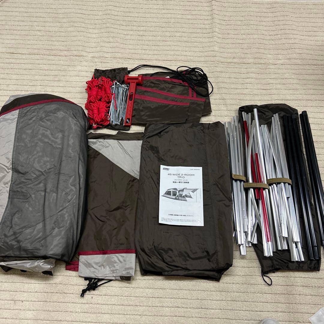 テント・タープ Coleman 4S WIDE 2-ROOM TRIO