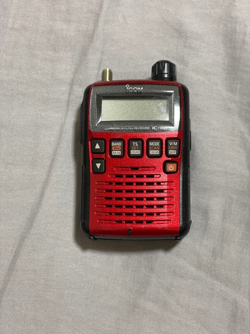 Icom IC-R6 レッドエディション 受信機 箱付き 欠品有り