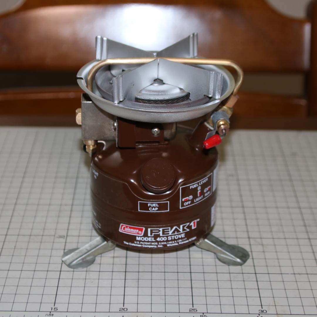 超美品　希少　ヴィンテージ　コールマン 400 茶ピーク１　No.37