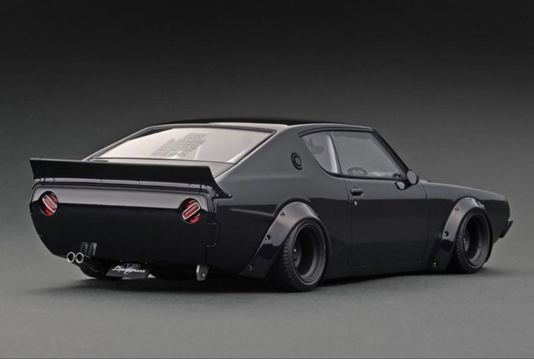 入手困難新品イグニッションモデル1/18 LB-WORKS ケンメリ2Dr 黒