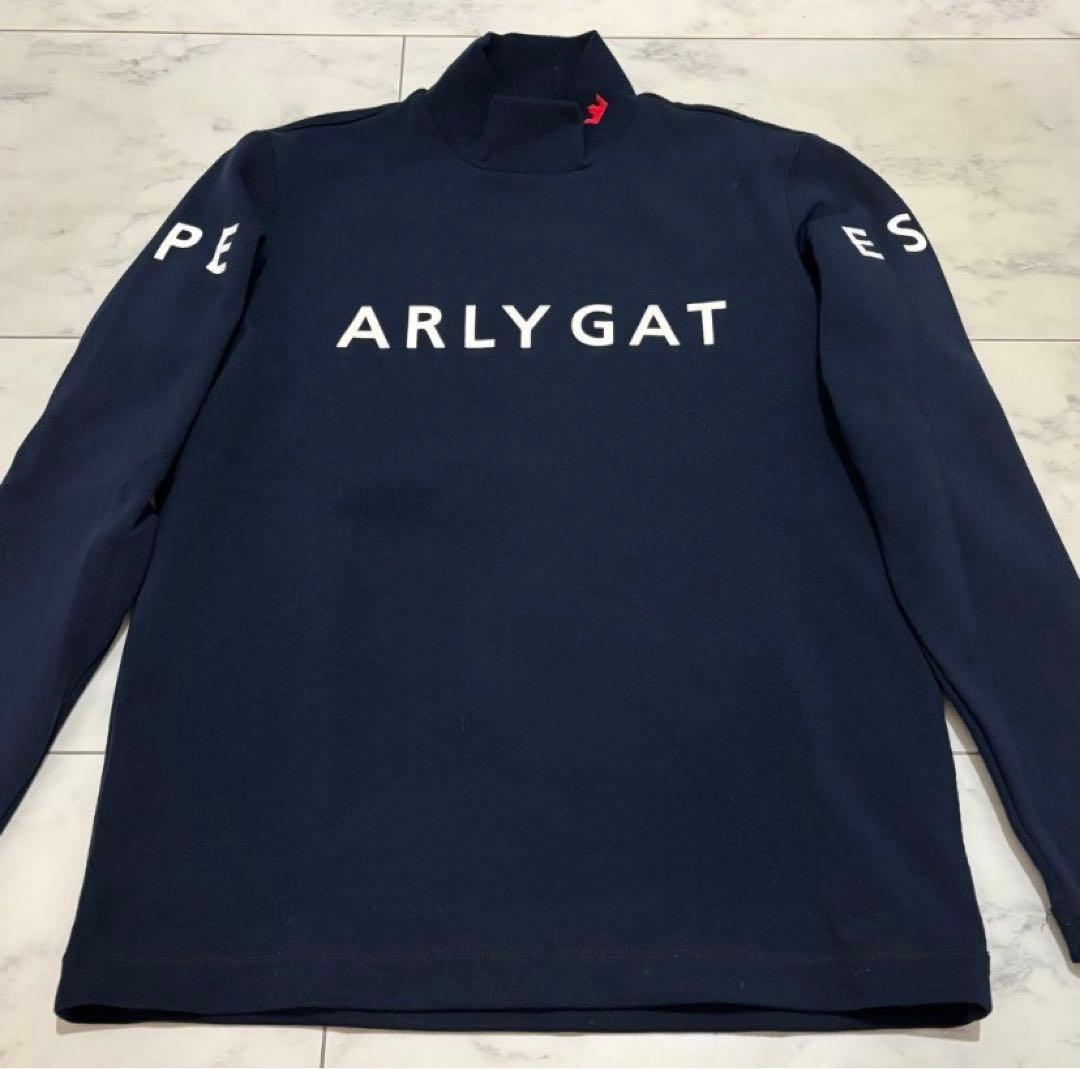 ⛳️PEARLY GATES 長袖ウェア ５ モックネック ネイビー