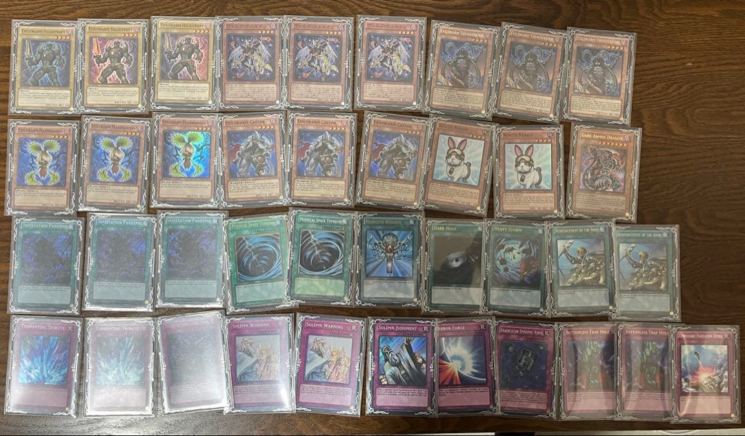 【引退品】遊戯王WCQスリーブ55枚 ＆ ヴェルズデッキ（3重スリーブ保護）