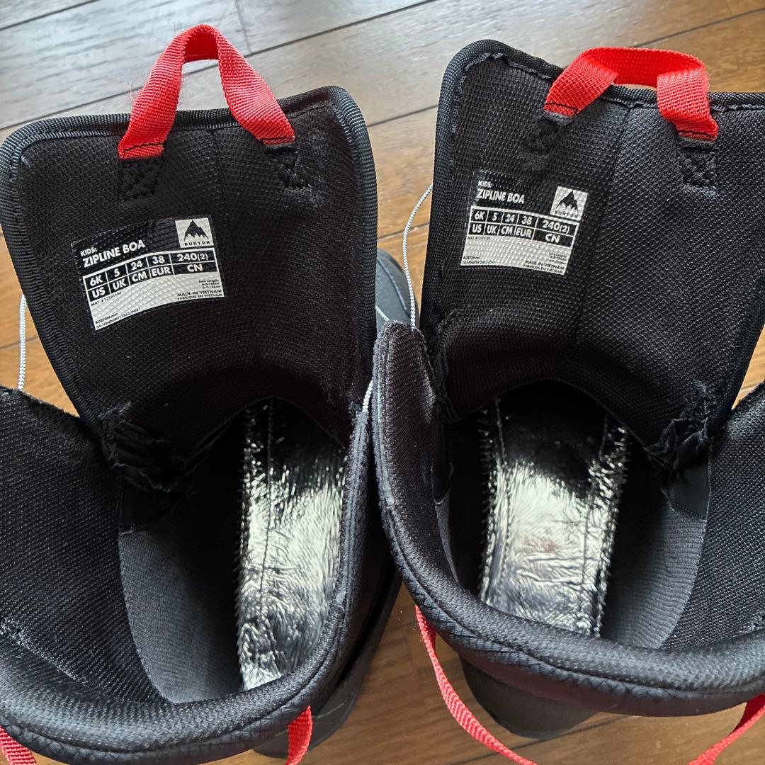 burton ZIPLINE 6k 24cm 子供用　ブーツ　バートン