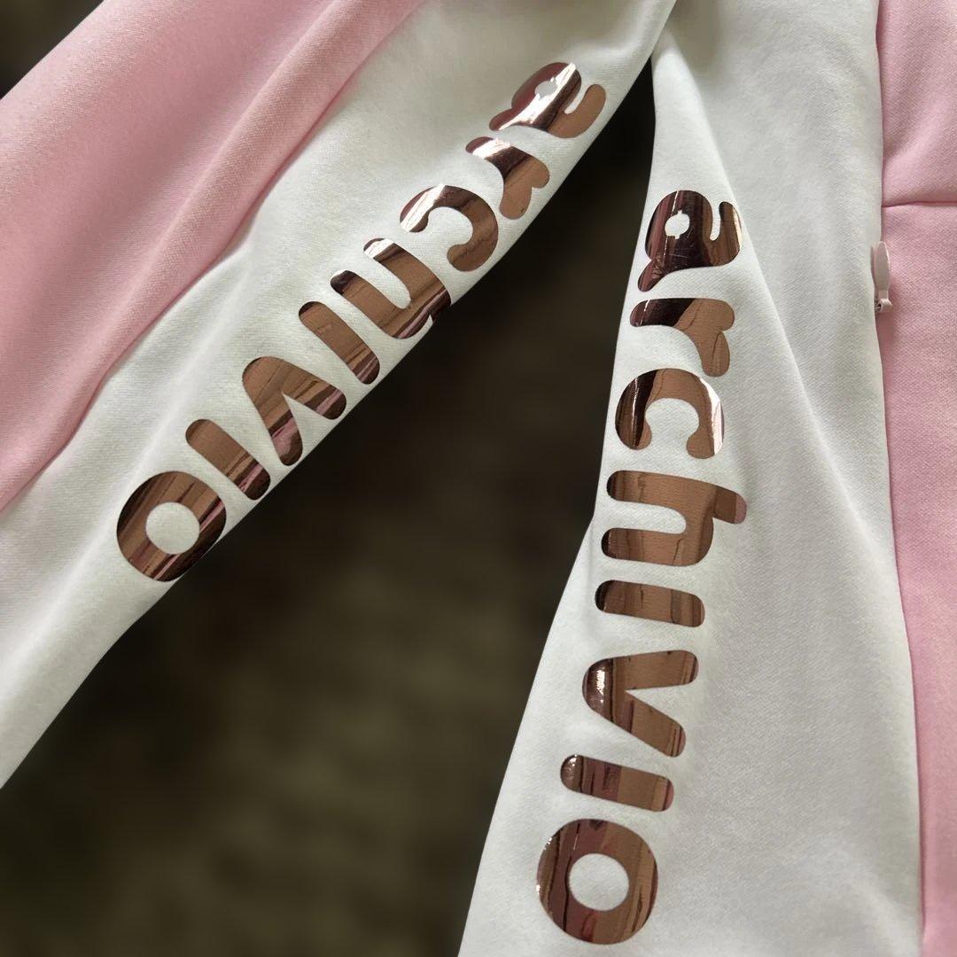 archivio さくら色フルジップアウター36