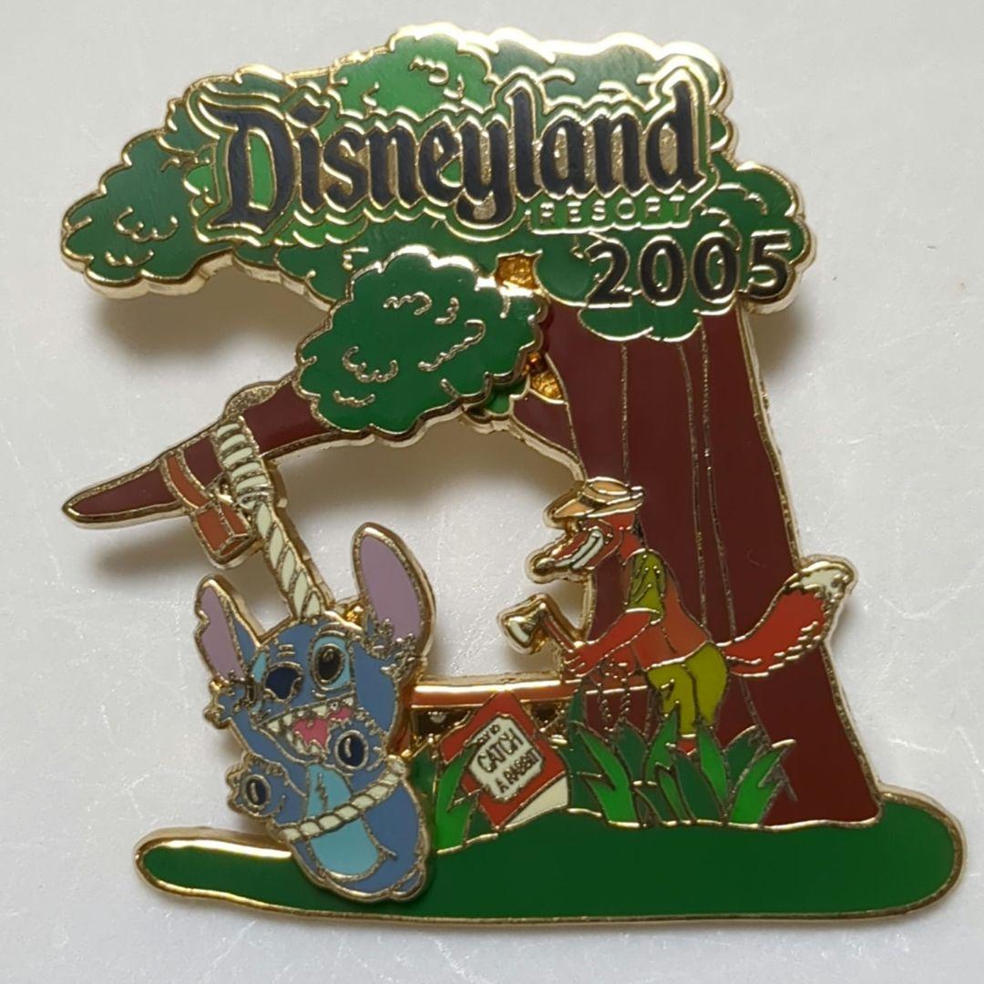 2005年 海外 ディズニー アトラクション ピンバッジ スティッチ 仮装