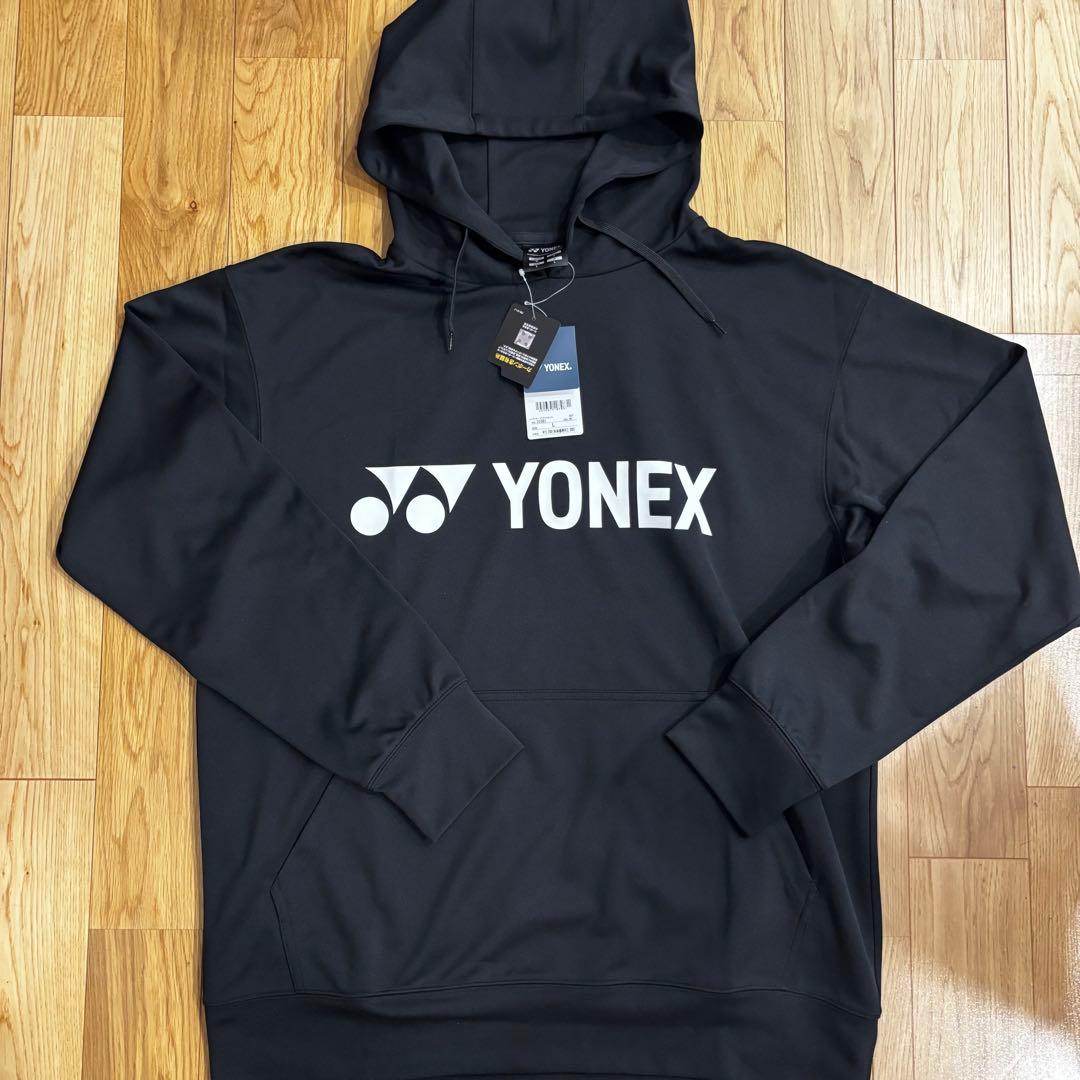 ［新品］YONEX フード付きパーカー L ブラック