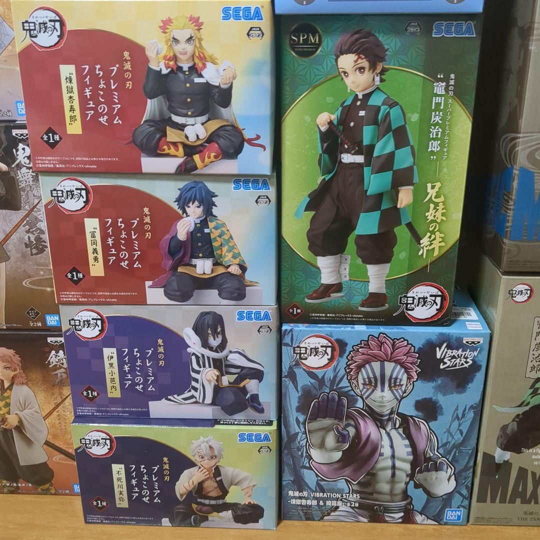 ラスト出品　鬼滅の刃 未開封品フィギュア・ぬいぐるみ大量まとめ売り