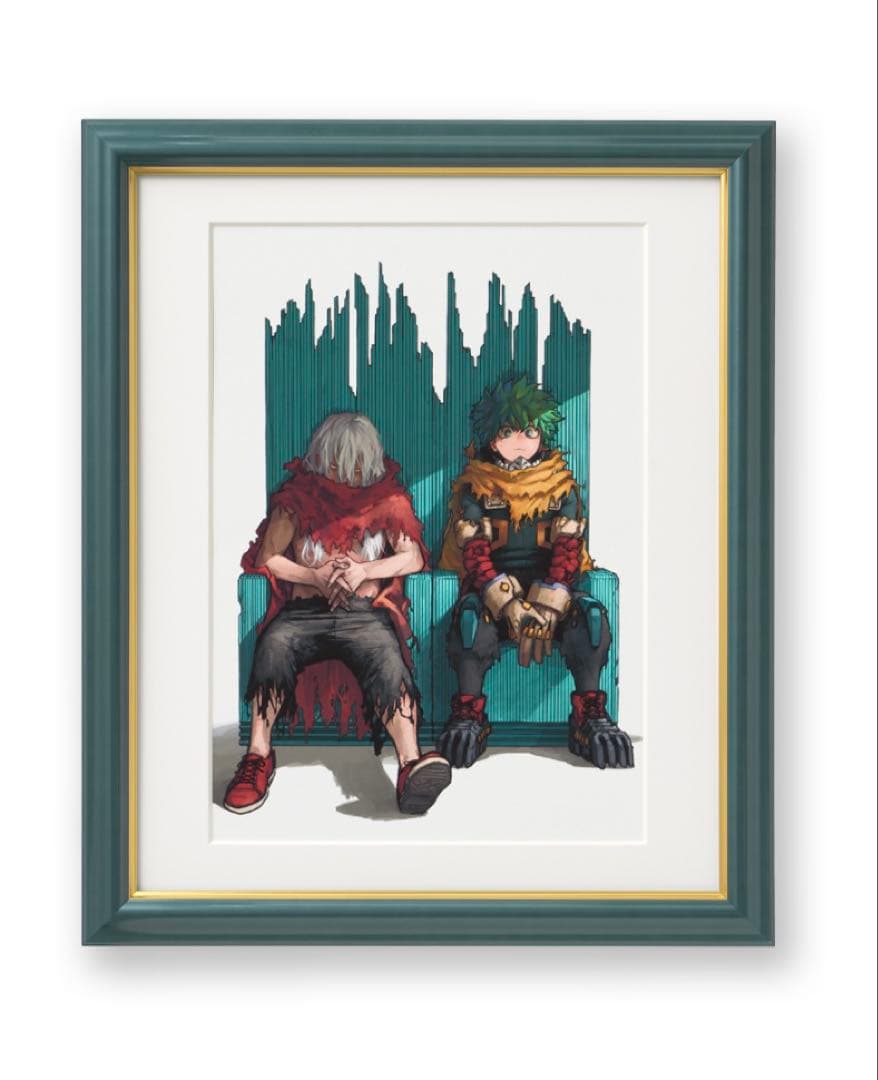 額装高精細デジタルカラー　キービジュアル「緑谷出久・死柄木弔」