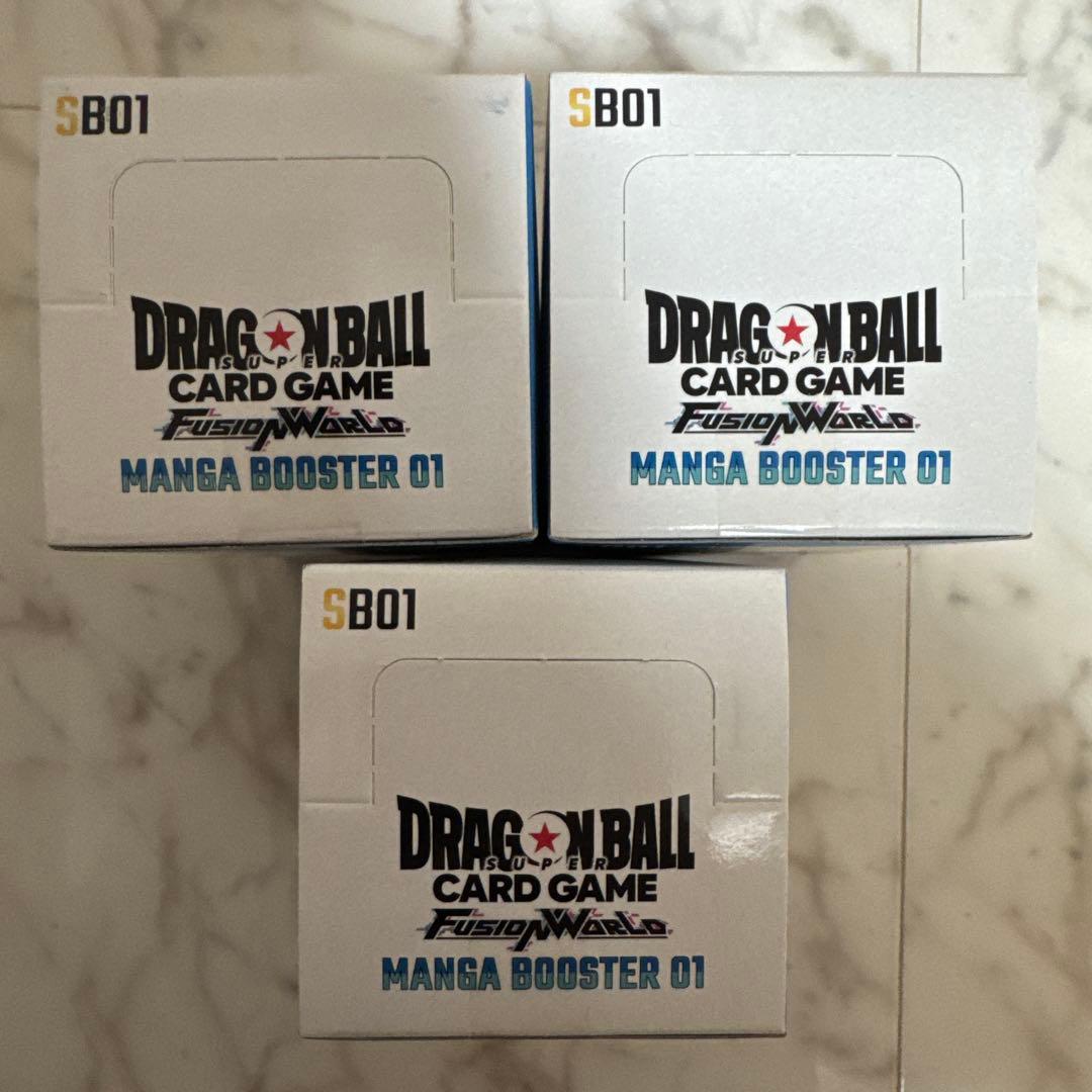 ドラゴンボールフュージョンワールド「MANGA BOOSTER 01」テープ付き