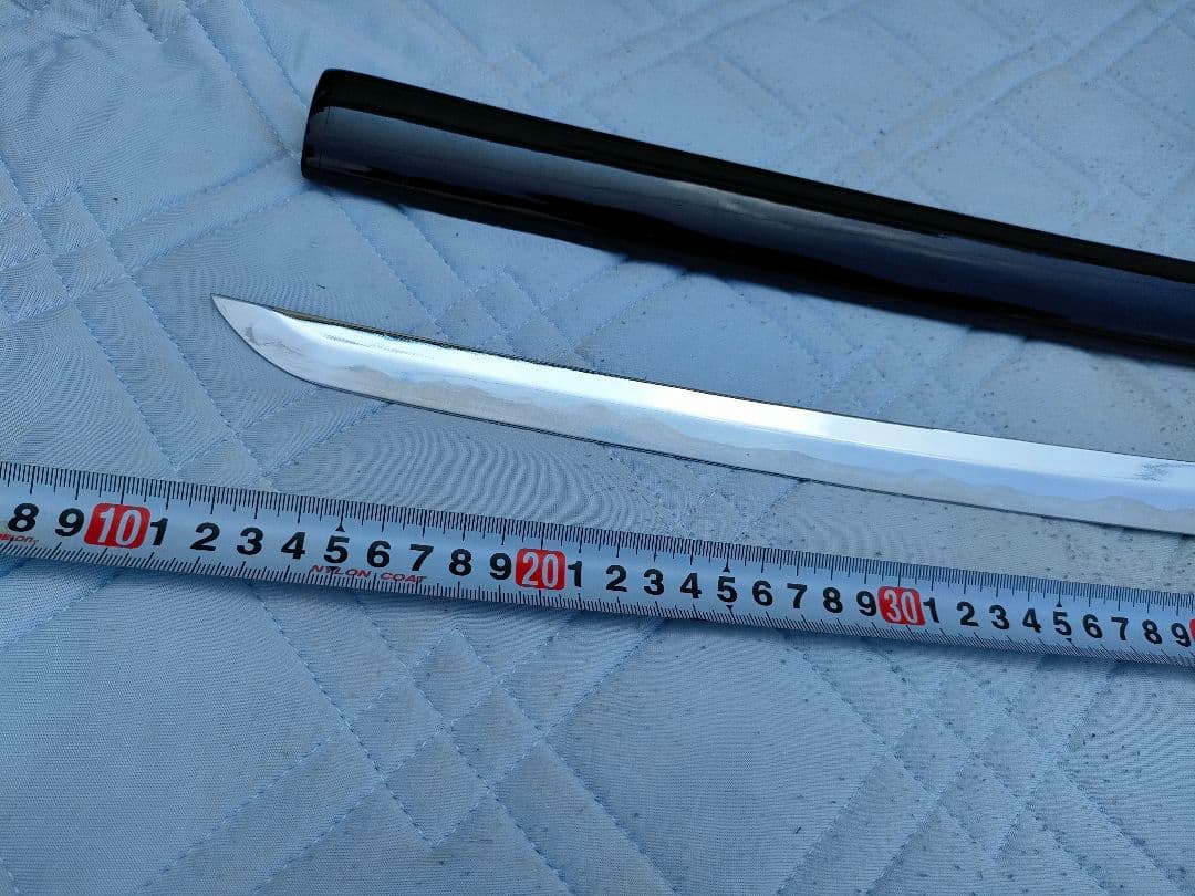 模造刀　黒鞘　鞘割れアリ　武具　剣　コスプレ