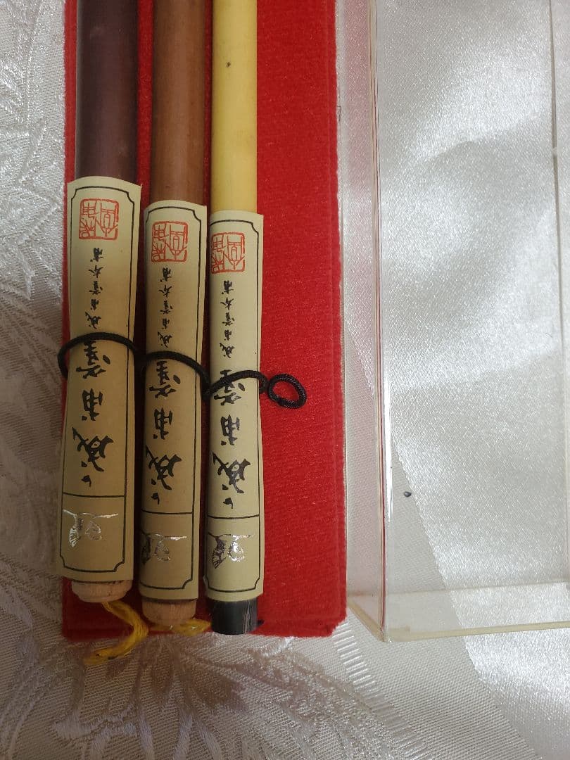 螺鈿硯箱一式　書道　習字セット