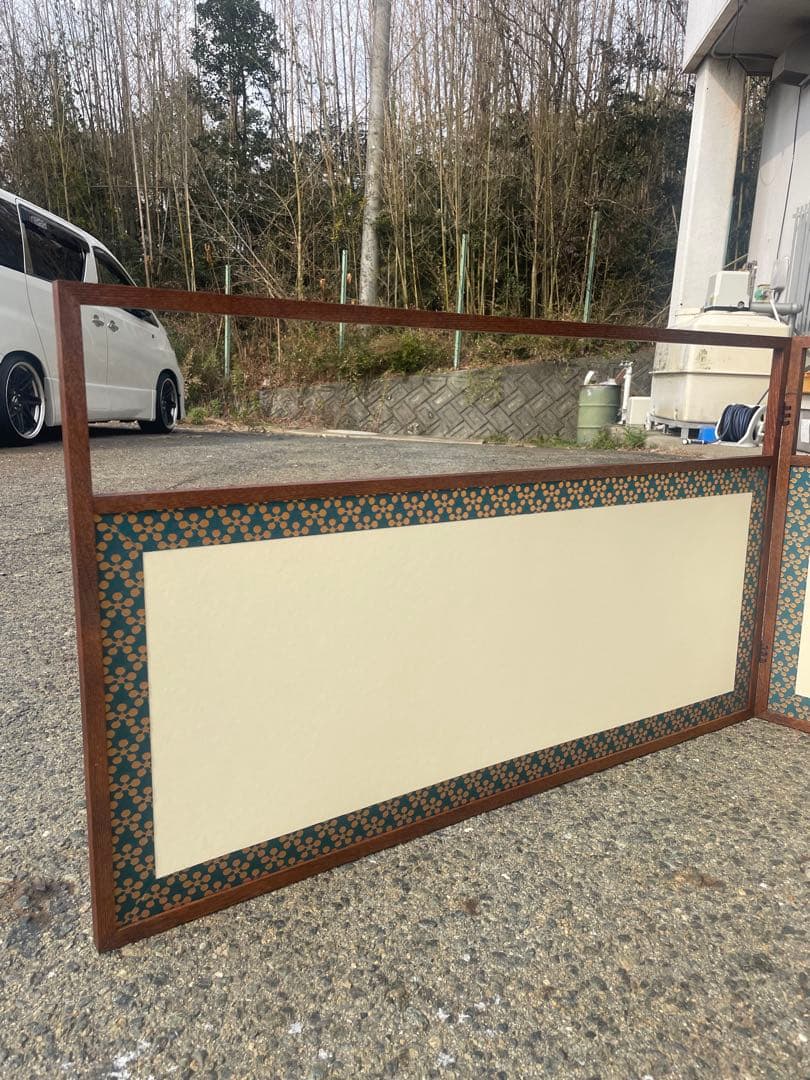 新品　保管品　腰風炉先屏風　京間用　腰風呂先　元箱付き　茶道具