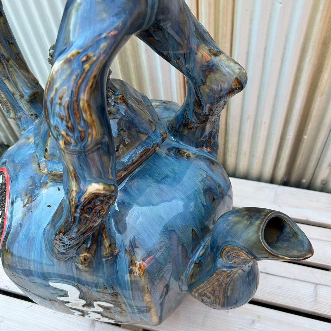 【特大】茶壺 中国 骨董 美術品