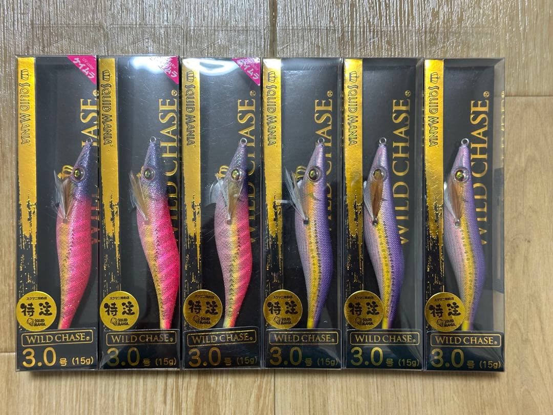 廃盤　スクイッドマニア　ワイルドチェイス　3.0号　バニーピーチ　アフターダーク