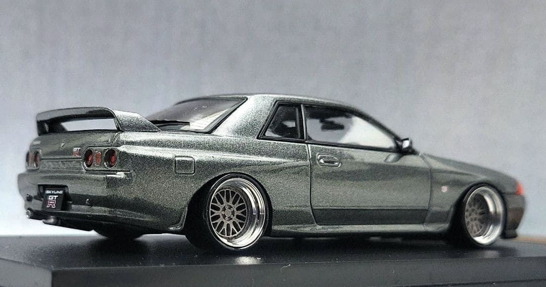 1/43　スカイライン改　R32　GT-R　BBS-LM　アルミ製　深リム