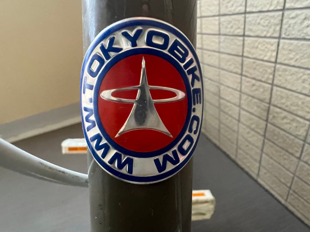 little tokyobike 限定カラー（カーキ） カゴ・補助輪付き