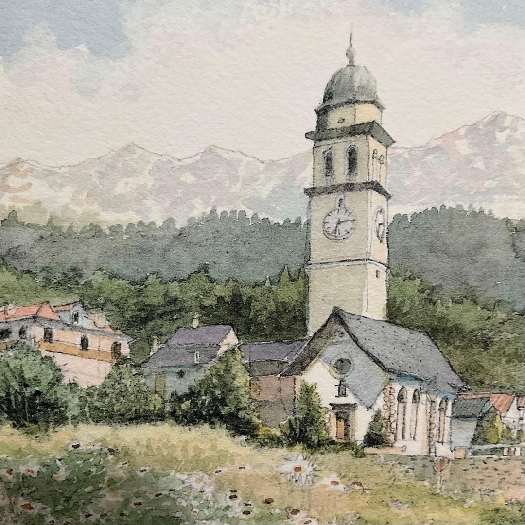 絵画・額縁・版画・織田 義郎・新品未使用・カドーレ(イタリア)・美術品・雑貨