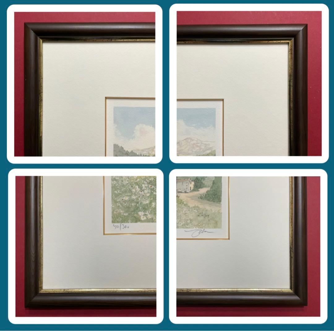 絵画・額縁・版画・織田 義郎・新品未使用・カドーレ(イタリア)・美術品・雑貨