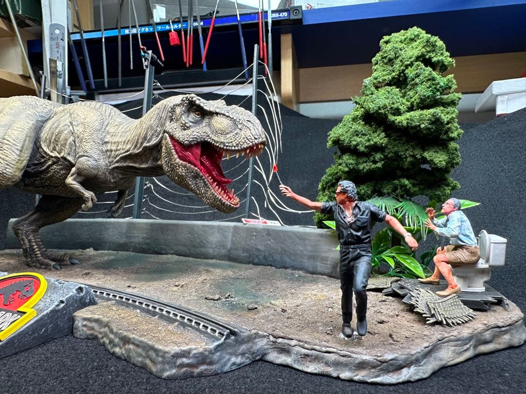 エクスプラス 1/35 ジュラシック・パーク プラモデル完成品